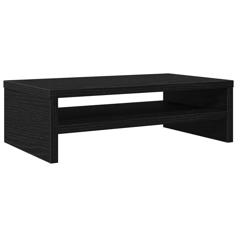 Monitoriaus stovas, juodo ąžuolo, 42x24x13 cm, inžinerinės medienos