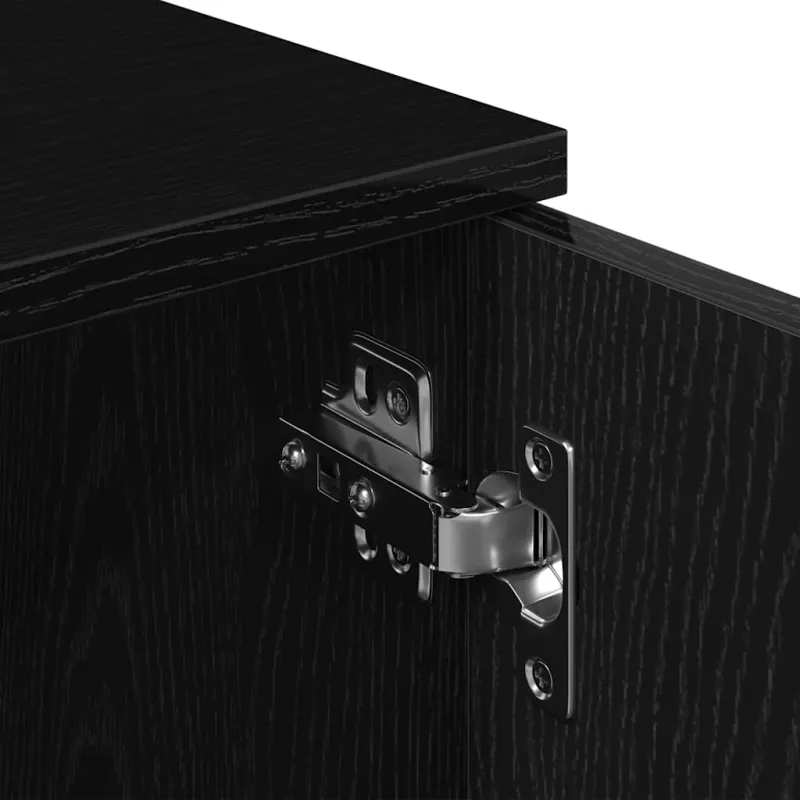 TV spintelė, juodo ąžuolo spalvos, 102x30x37,5 cm, inžinerinė mediena