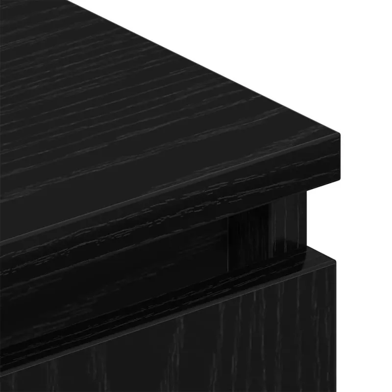 TV spintelė, juodo ąžuolo spalvos, 102x30x36 cm, inžinerinė mediena