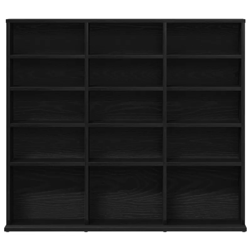 CD spintelė, juodo ąžuolo spalvos, 100x23x89,5 cm, inžinerinė mediena