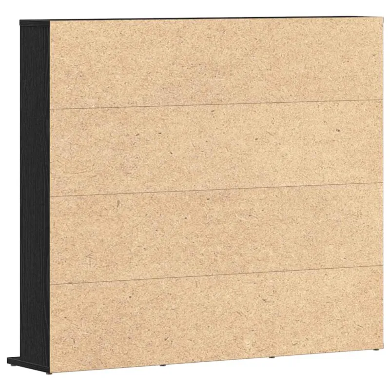 CD spintelė, juodo ąžuolo spalvos, 100x23x89,5 cm, inžinerinė mediena