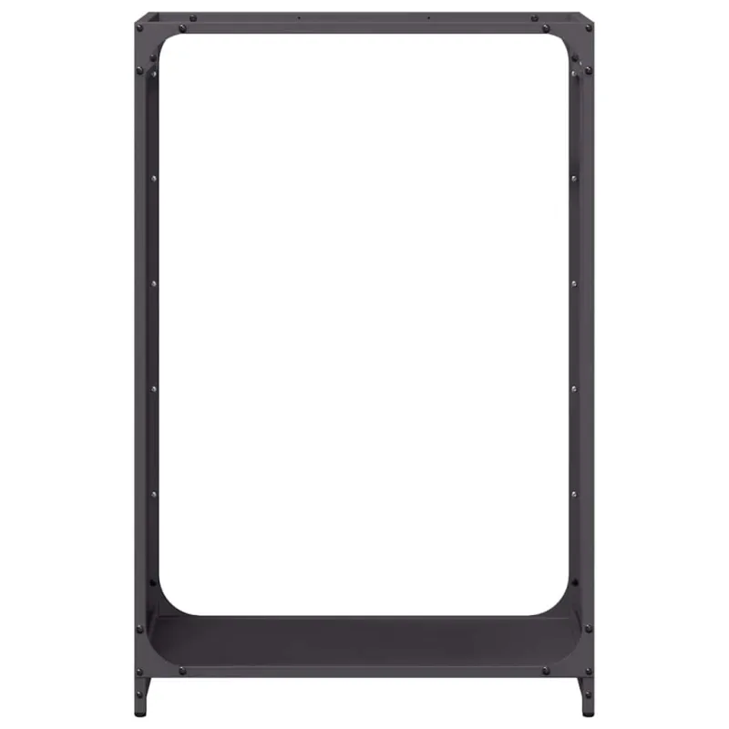 Malkų lentyna, juoda, 60x28x90 cm, šaltai valcuotas plienas