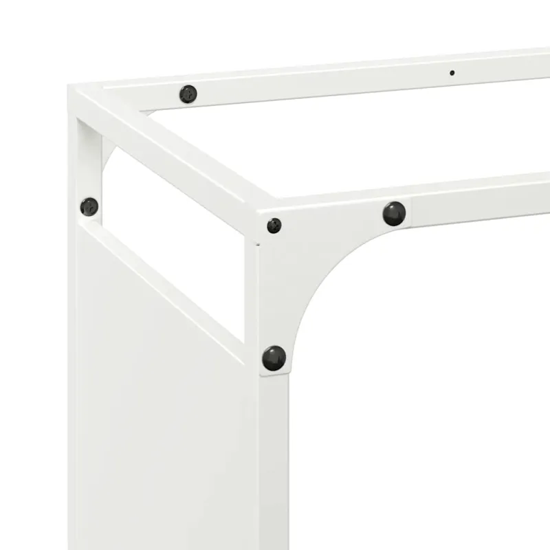 Malkų lentyna, baltos spalvos, 60x28x90 cm, šaltai valcuotas plienas