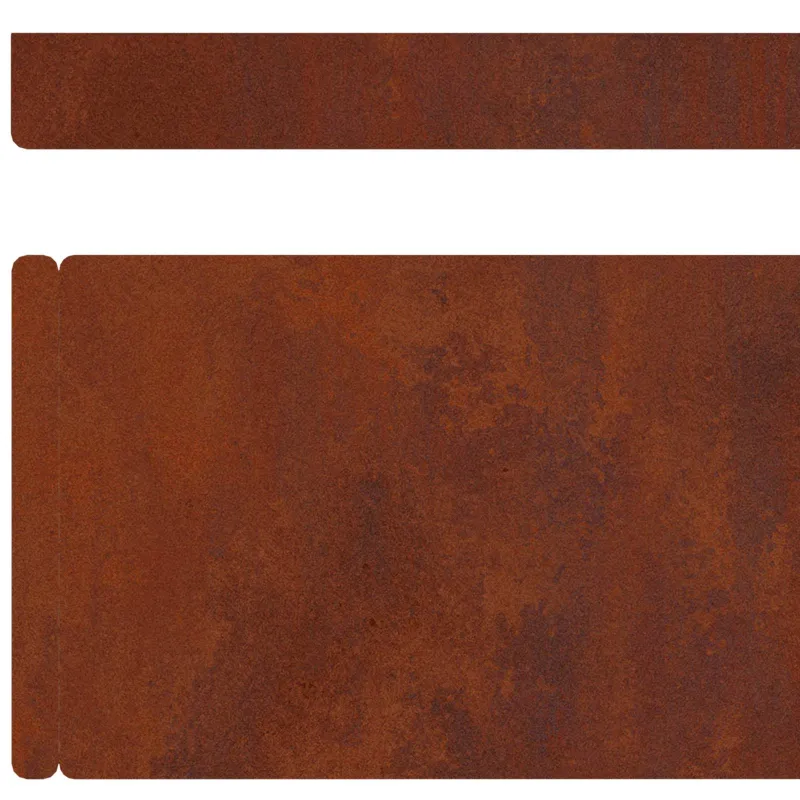 Vejo kraštas 4 pcs Rūdijanti 450 x 0,05 x 10 cm