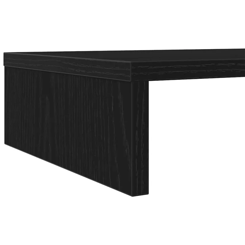 Monitoriaus stovas, juodo ąžuolo spalvos, 100x27x10 cm, inžinerinė mediena