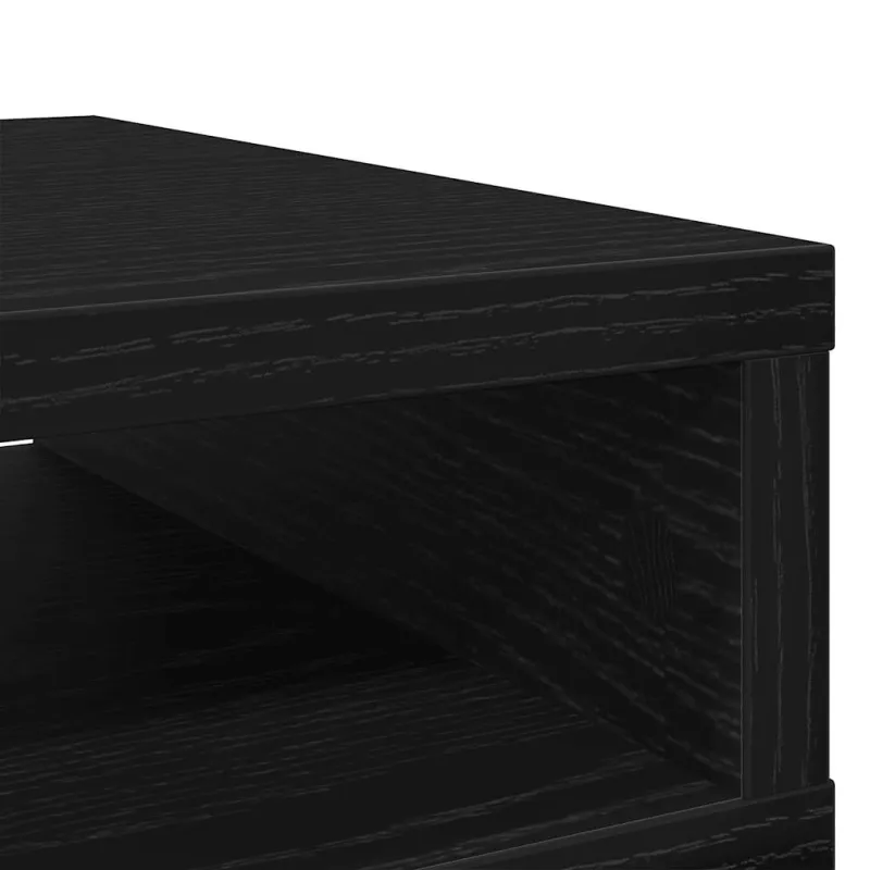 Monitoriaus stovas, juodo ąžuolo spalvos, 50x27x15 cm, inžinerinė mediena
