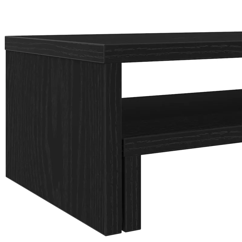Monitoriaus stovas, juodo ąžuolo spalvos, 54x22x15 cm, inžinerinė mediena