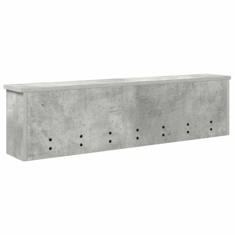 Prikabinamas paltas su lentyna Betono pilka 100 x 16 x 26 cm