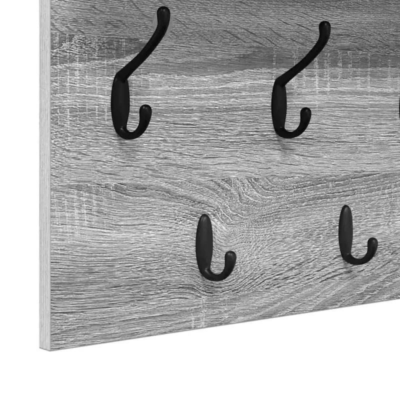 Prikabinamas paltas su lentyna Pilkas Sonoma 100 x 40 x 12 cm