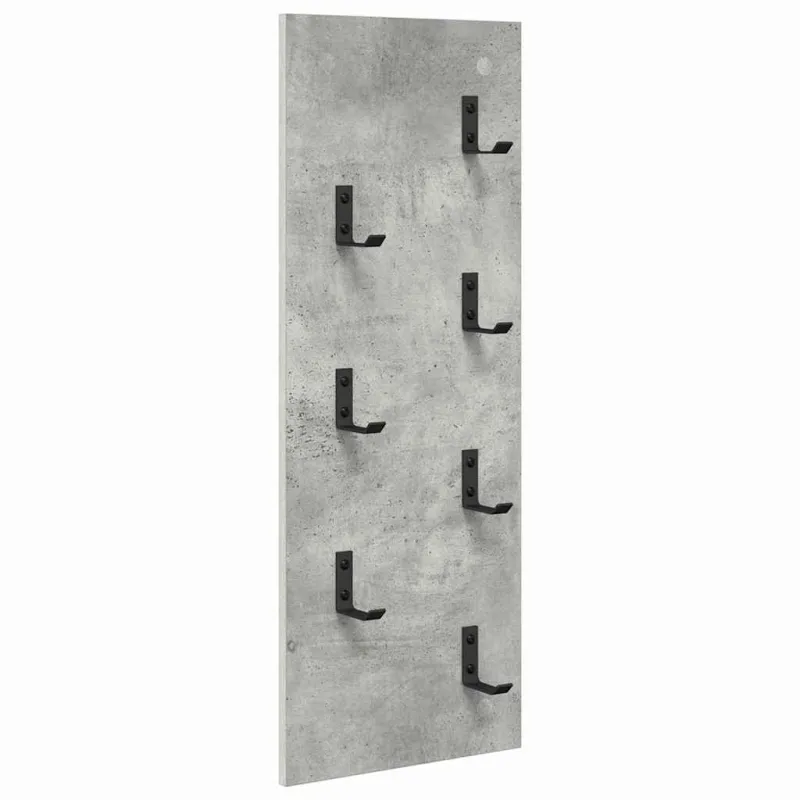Prikabinamas paltas su saugykla Betono pilka 30 x 1,5 x 80 cm