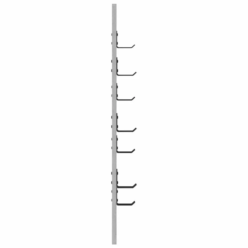 Prikabinamas paltas su saugykla Betono pilka 30 x 1,5 x 80 cm