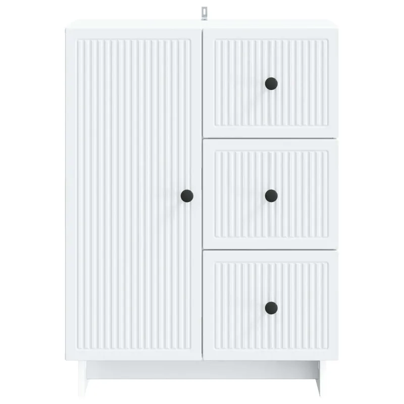 Kabalas su stalčių Balta 66 x 34,5 x 90 cm Apdirbta mediena