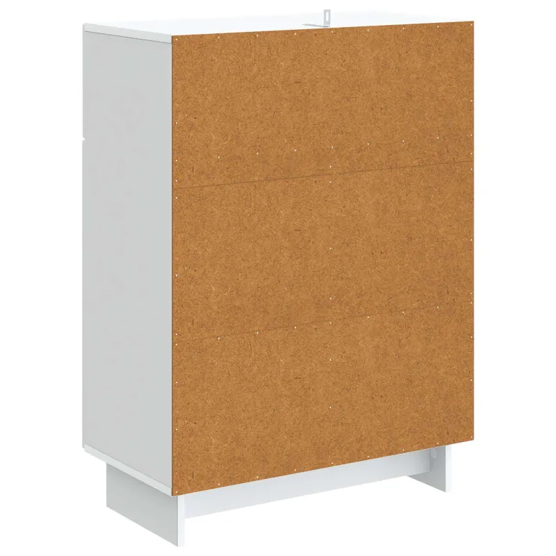 Kabalas su stalčių Balta 66 x 34,5 x 90 cm Apdirbta mediena