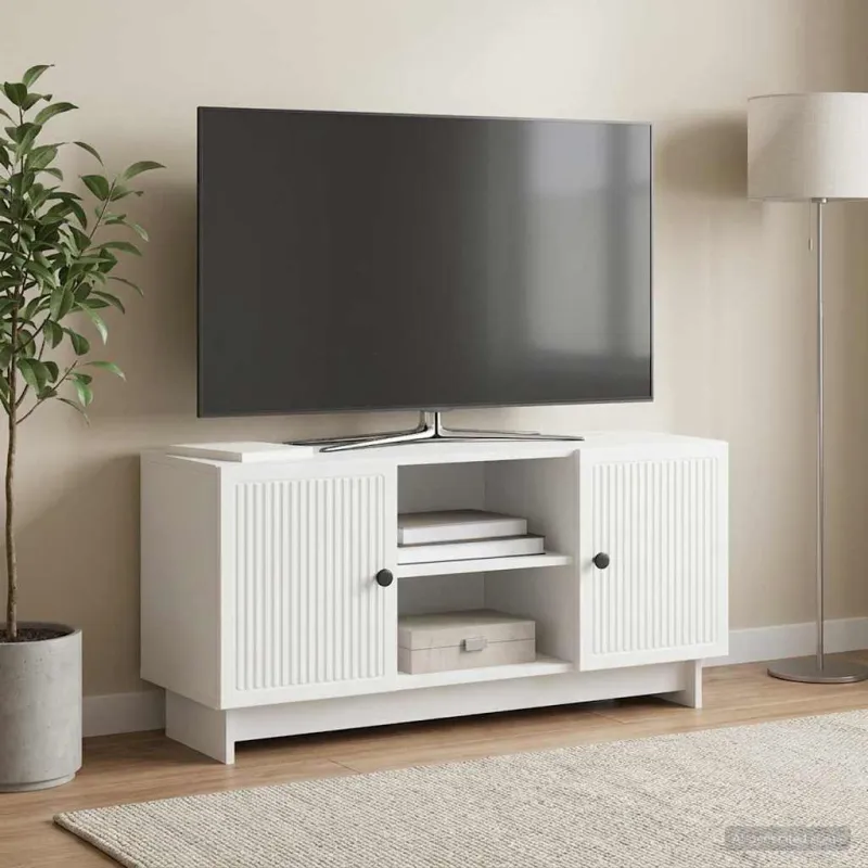 Televizoriaus spintelė 102 x 34,5 x 50 cm Balta