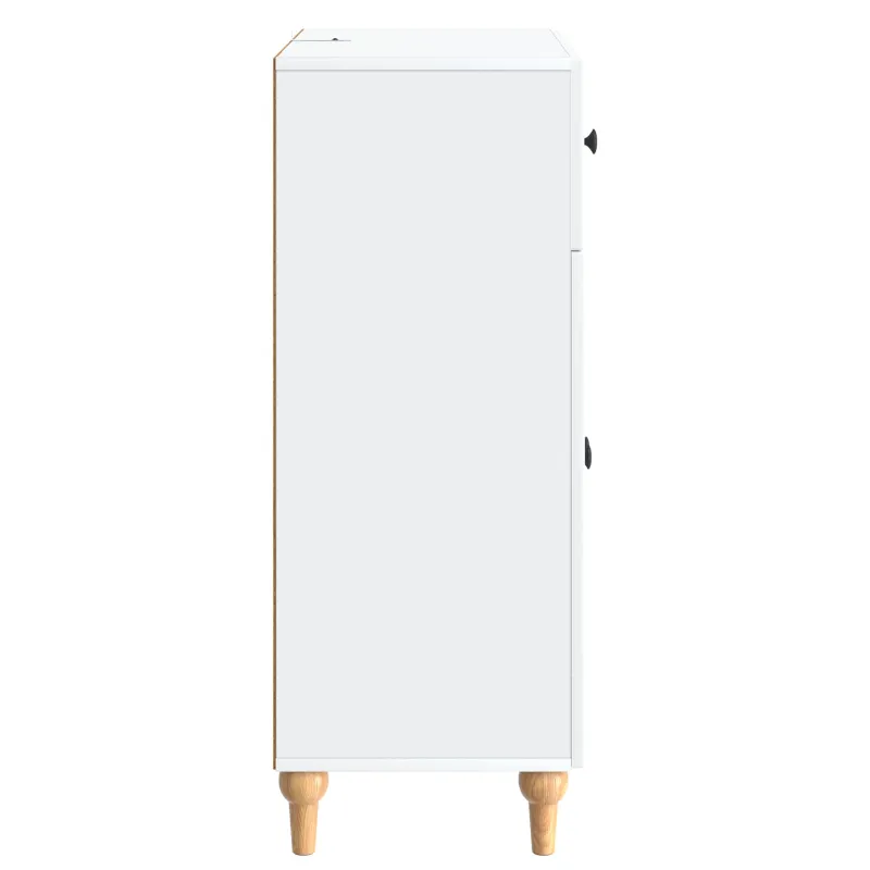 Kabalas su stalčių Balta 66 x 34,5 x 90 cm Apdirbta mediena