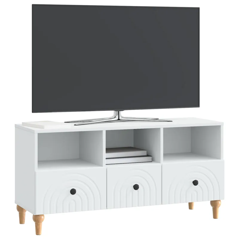 Televizoriaus spintelė Baltas 102 x 34,5 x 50 cm