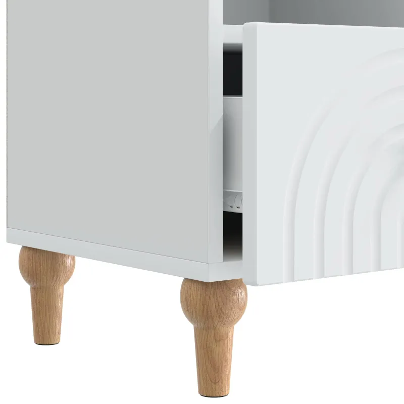 Televizoriaus spintelė Baltas 102 x 34,5 x 50 cm