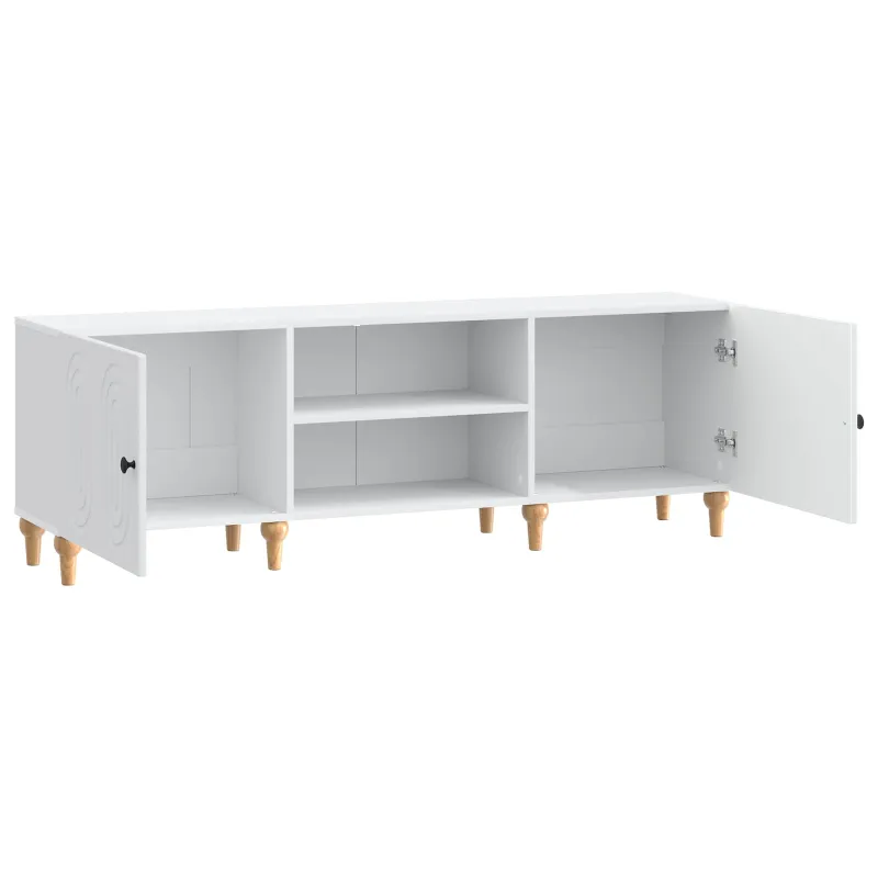 Televizoriaus spintelė Balta 150 x 31 x 50 cm Apdirbta mediena