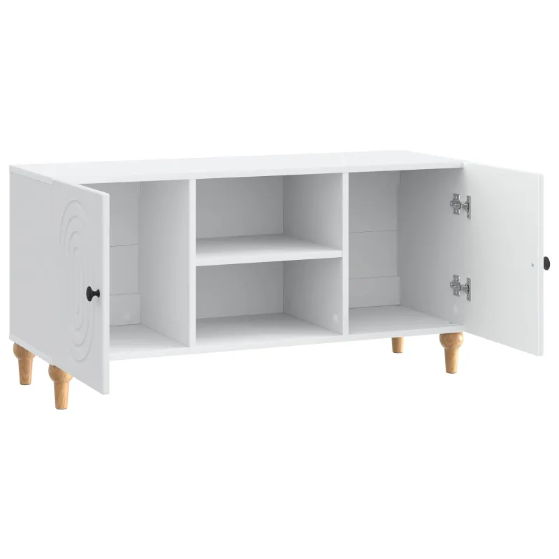 Televizoriaus spintelė Balta 102 x 34,5 x 50 cm