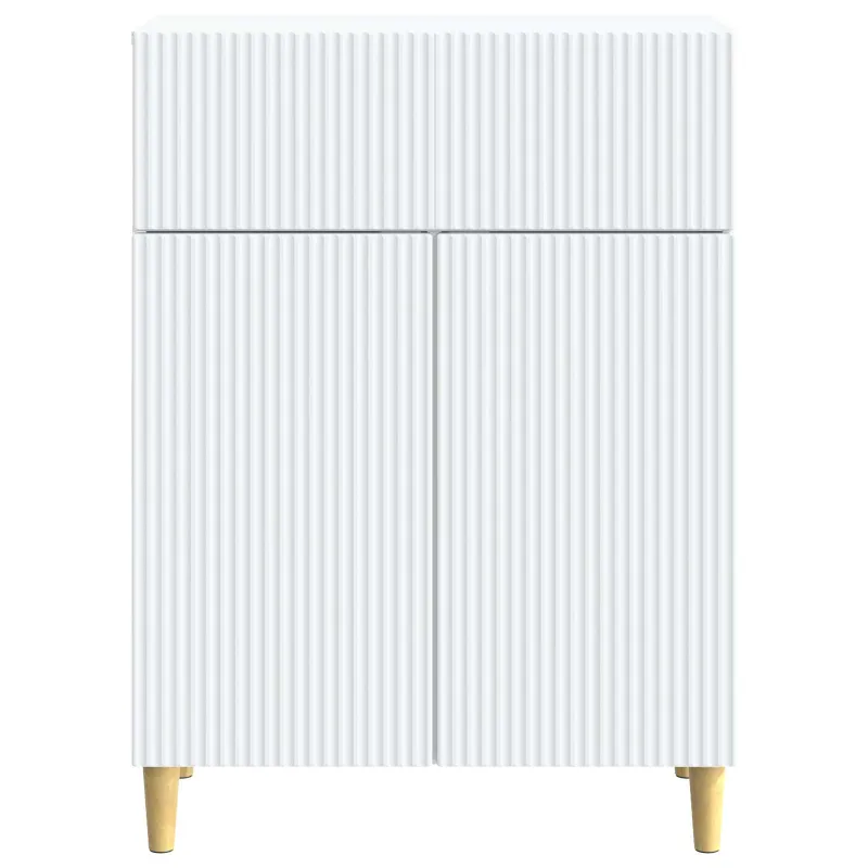 Kabalas su stalčių Balta 66 x 34,5 x 90 cm Apdirbta mediena
