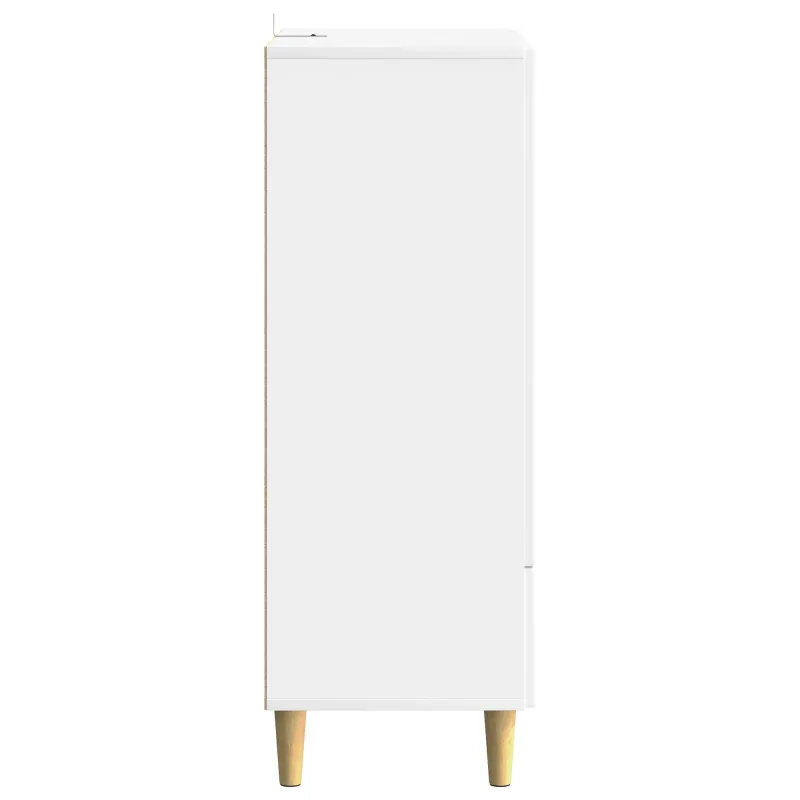 Kabalas su stalčių Balta 66 x 34,5 x 95 cm Apdirbta mediena