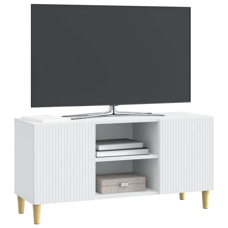 Televizoriaus spintelė Balta 102 x 34,5 x 50 cm
