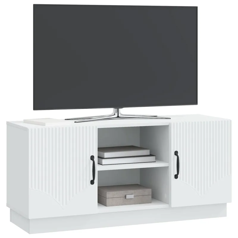 Televizoriaus spintelė Balta 102 x 34,5 x 47 cm