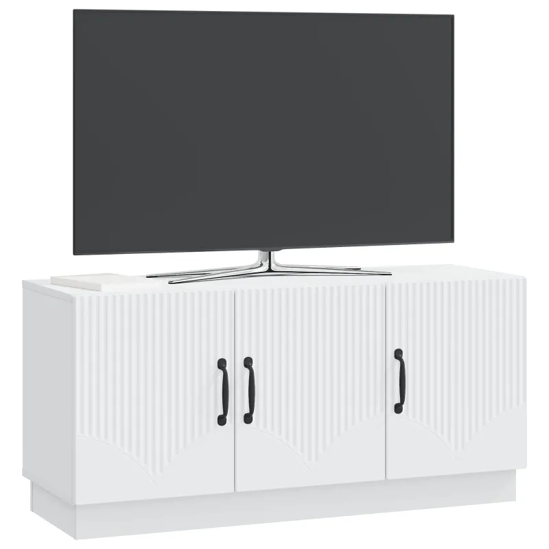 Televizoriaus spintelė Balta 99 x 34,5 x 47 cm Apdirbta mediena