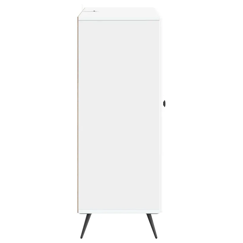 Kabalas su stalčių Balta 66 x 34,5 x 90 cm Apdirbta mediena