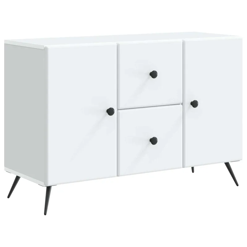 Kabalas su stalčių Balta 89 x 34,5 x 60 cm Apdirbta mediena