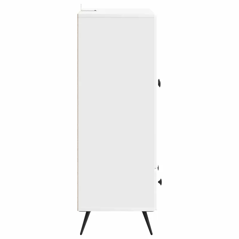 Kabalas su stalčių Balta 66 x 34,5 x 95 cm Apdirbta mediena