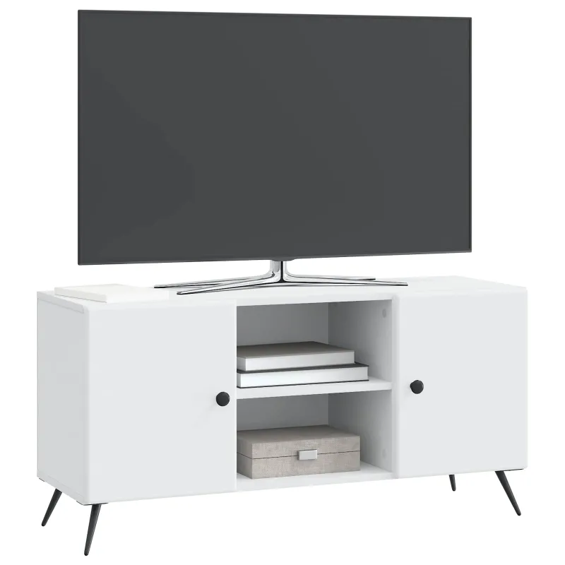 Televizoriaus spintelė Balta 102 x 34,5 x 50 cm