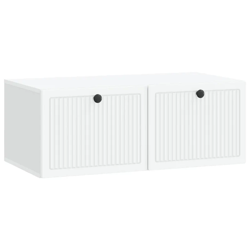 Sieninė TV spintelė Balta 78,5 x 41 x 30 cm Apdirbta mediena