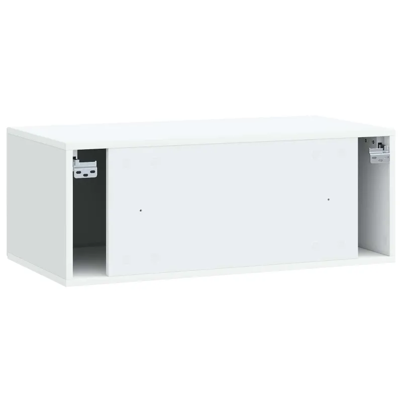 Sieninė TV spintelė Balta 78,5 x 41 x 30 cm Apdirbta mediena