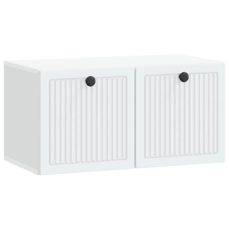 Sieninė TV spintelė Balta 59,5 x 31 x 30 cm Apdirbta mediena