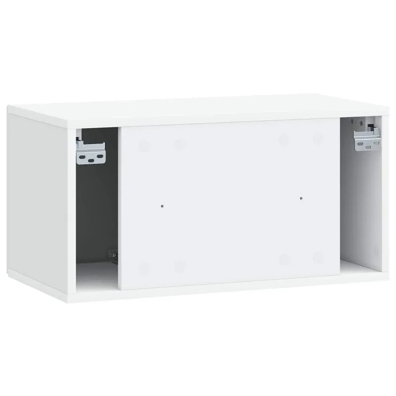 Sieninė TV spintelė Balta 59,5 x 31 x 30 cm Apdirbta mediena