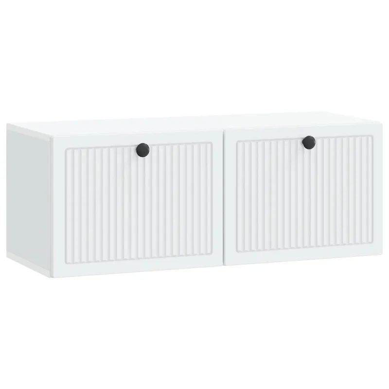 Sieninė TV spintelė Balta 78,5 x 31 x 30 cm Apdirbta mediena