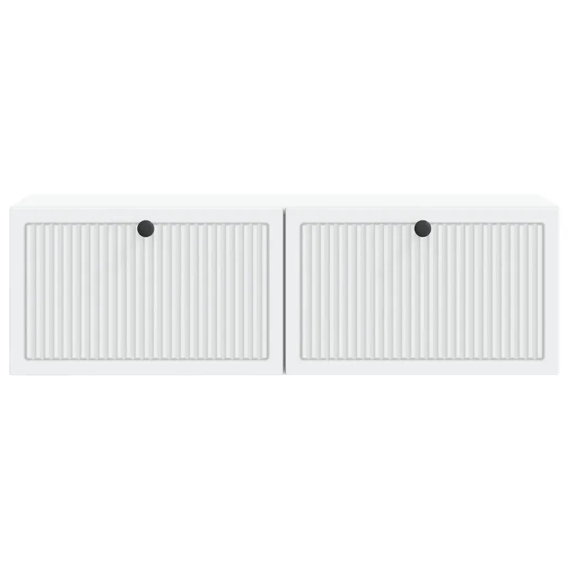 Sieninė TV spintelė Balta 98 x 31 x 30 cm Apdirbta mediena
