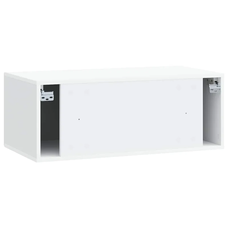 Sieninė TV spintelė Balta 78,5 x 41 x 30 cm Apdirbta mediena