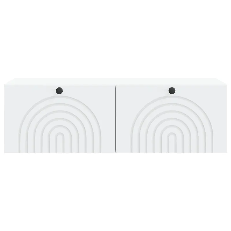 Sieninė TV spintelė Balta 99 x 41 x 30 cm Apdirbta mediena