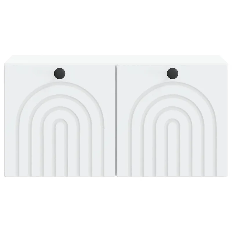 Sieninė TV spintelė Balta 59,5 x 31 x 30 cm Apdirbta mediena