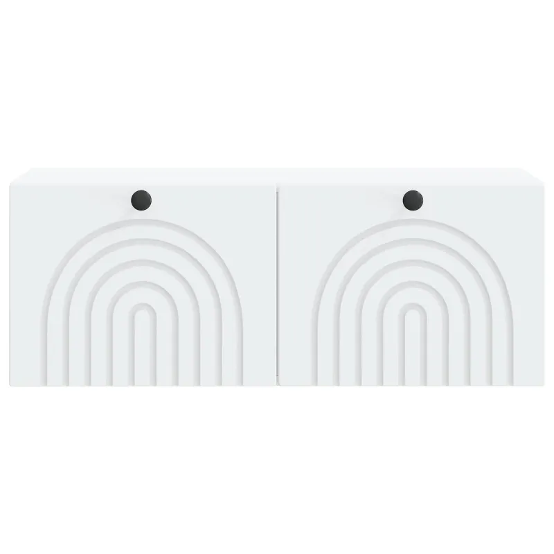 Sieninė TV spintelė Balta 78,5 x 31 x 30 cm Apdirbta mediena