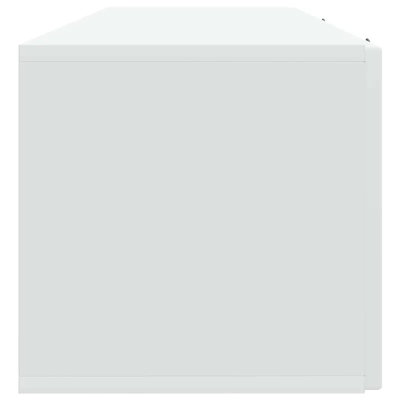Sieninė TV spintelė Balta 98 x 31 x 30 cm Apdirbta mediena