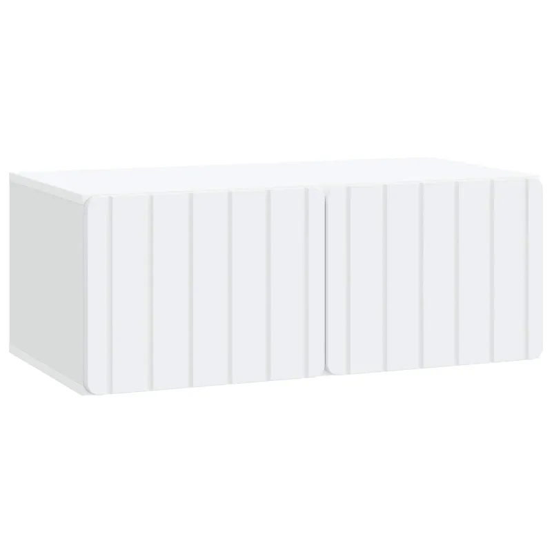 Sieninė TV spintelė Balta 78,5 x 41 x 30 cm Apdirbta mediena