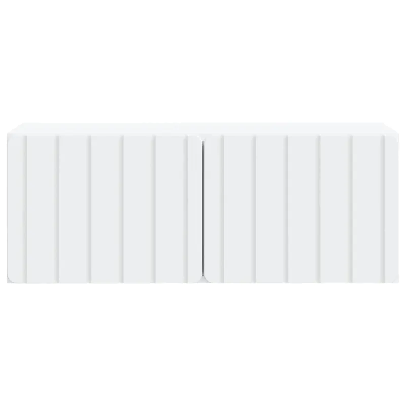 Sieninė TV spintelė Balta 78,5 x 31 x 30 cm Apdirbta mediena