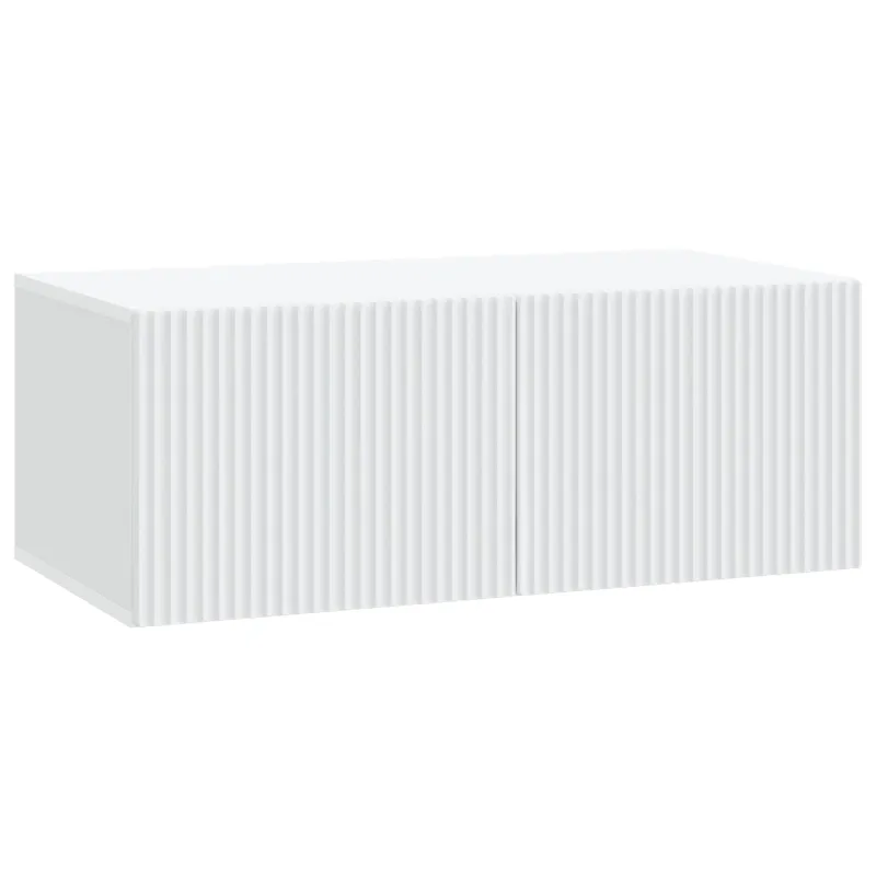Sieninė TV spintelė Balta 78,5 x 41 x 30 cm Apdirbta mediena