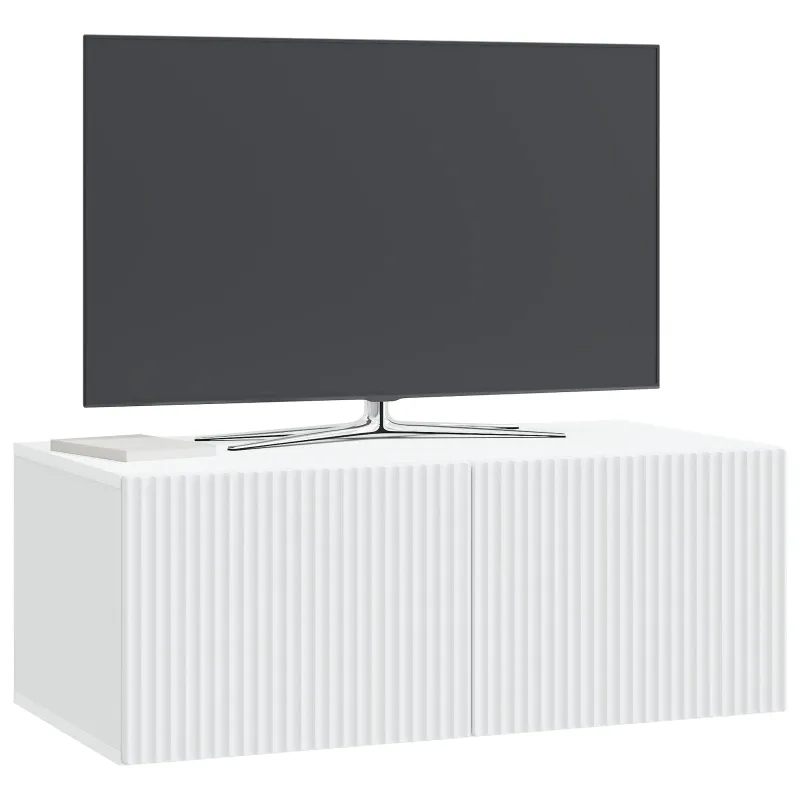 Sieninė TV spintelė Balta 78,5 x 41 x 30 cm Apdirbta mediena