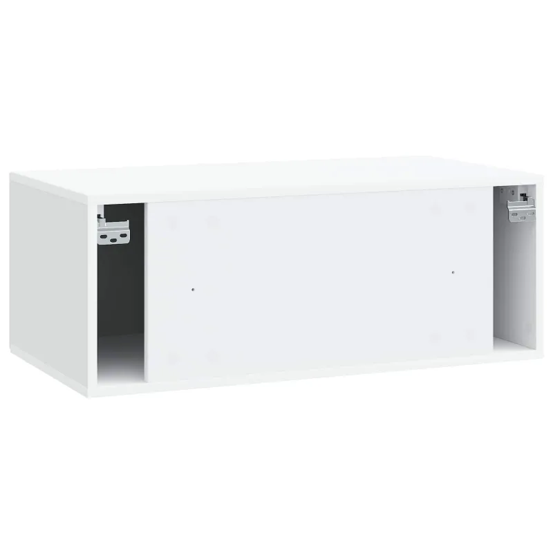 Sieninė TV spintelė Balta 78,5 x 41 x 30 cm Apdirbta mediena