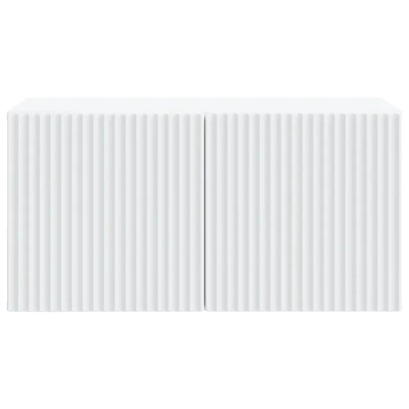 Sieninė TV spintelė Balta 59,5 x 31 x 30 cm Apdirbta mediena