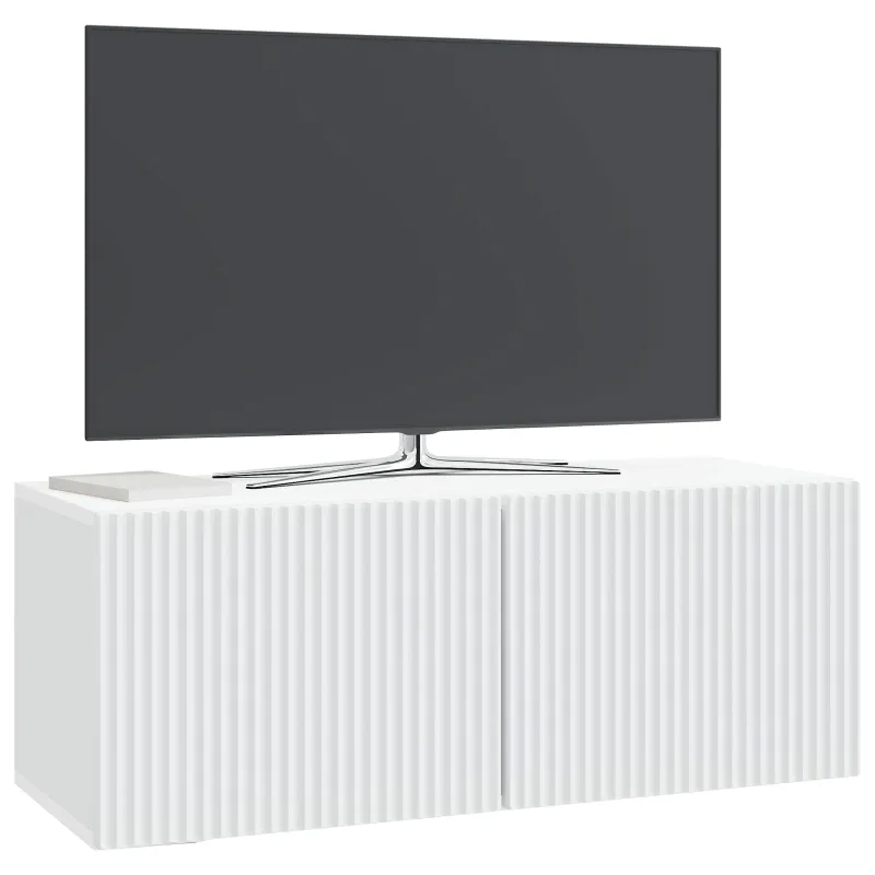 Sieninė TV spintelė Balta 78,5 x 31 x 30 cm Apdirbta mediena